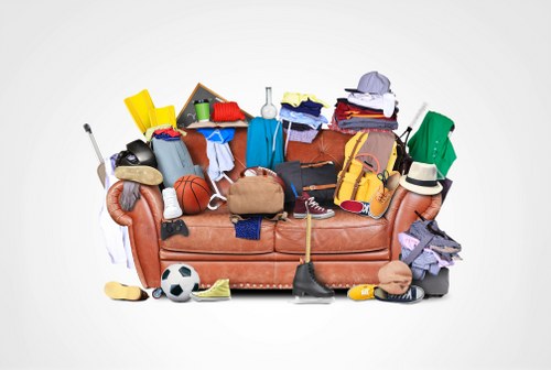 Professional team preparing for furniture clearance in East Ham