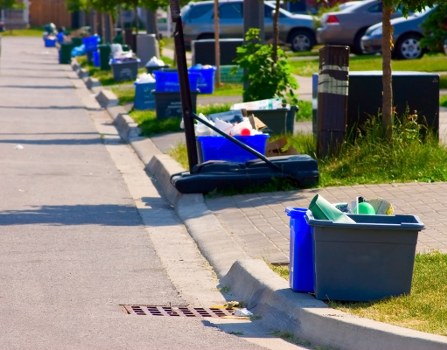 Professional waste management team in East Ham at work