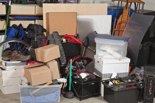 Professional team clearing office space in East Ham