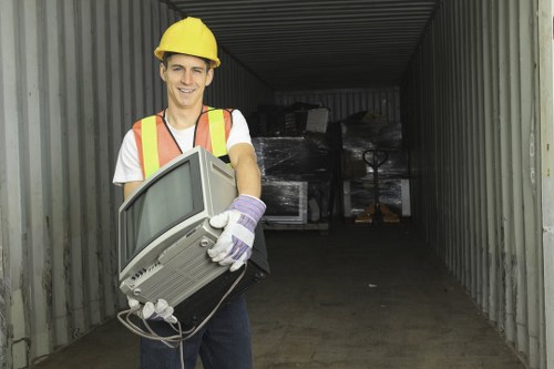 Recycling and sorting of construction waste materials