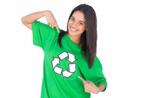 Eco-friendly waste disposal during office clearance